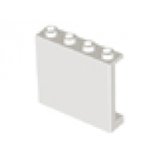 Part 60581 White Panel 1 x 4 x 3 with Side Supports - Hollow Studs